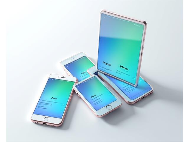 Various smartphones and tablets displaying different mobile printing app interfaces, with a vibrant and connected feel