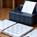 Legal documents being printed with precision and speed