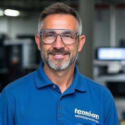 Portrait of John Davis, Lead Printer Technician