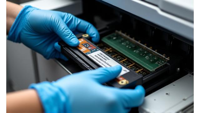 Thumbnail of a video guide showing how to replace an HP fuser unit.